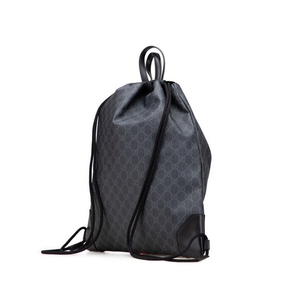 GUCCI Black Leather Backpack main image 8